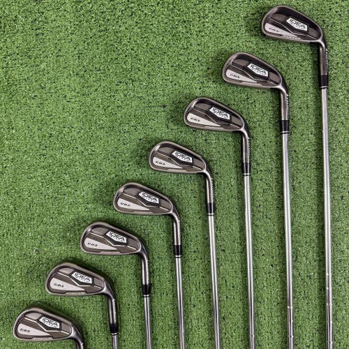 Adams Idea Black CB3 Forged Iron Set 4-PW GW KBS Tour 90 Regular Flex +1/2 Long