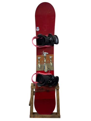 159cm Ride Theory Snowboard W/ Burton Freestyle Bindings