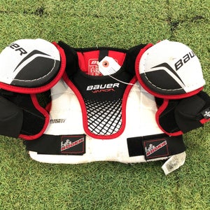 Small Youth Bauer Vapor Lil Rookie Shoulder Pads (Used)