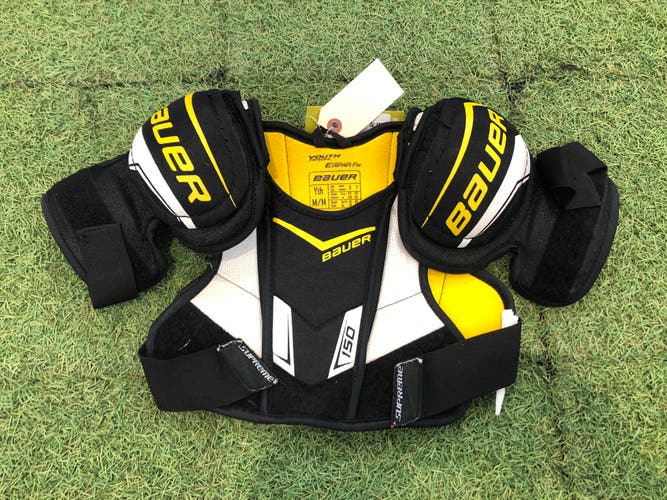 Medium Youth Bauer Supreme S150 Shoulder Pads (Used)