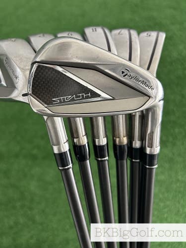 Taylormade Stealth Iron Set 5-A / Recoil F3 Regular Graphite +1