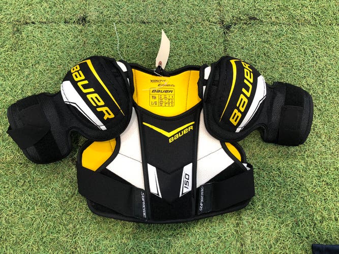Large Youth Bauer Supreme S150 Shoulder Pads (Used)