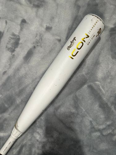 2024 Rawlings Icon Composite Bat USSSA Certified (-10) Composite 20 oz 30" (Used)
