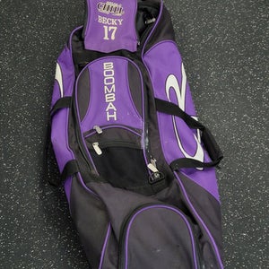 Used BoomBah WHEELED BAG BB/SB Player Wheeled Bag Purple 11849-S000037104
