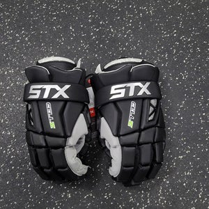 New STX CELL VI Lacrosse Gloves Mens Black 12" 11849-S000037121