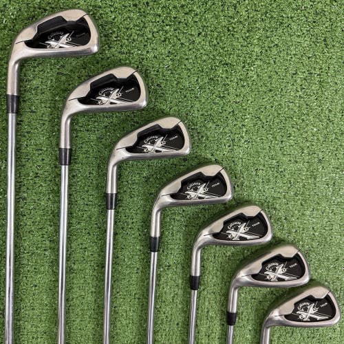 Callaway X20 Tour Iron Set 4-PW Project X 6.0 Flighted Stiff Left Handed