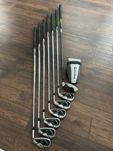Men's TaylorMade RBZ Right Handed Iron Set Stiff Flex (Used)