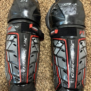 Senior CCM JetSpeed FT370 14" Shin Pads (Used)