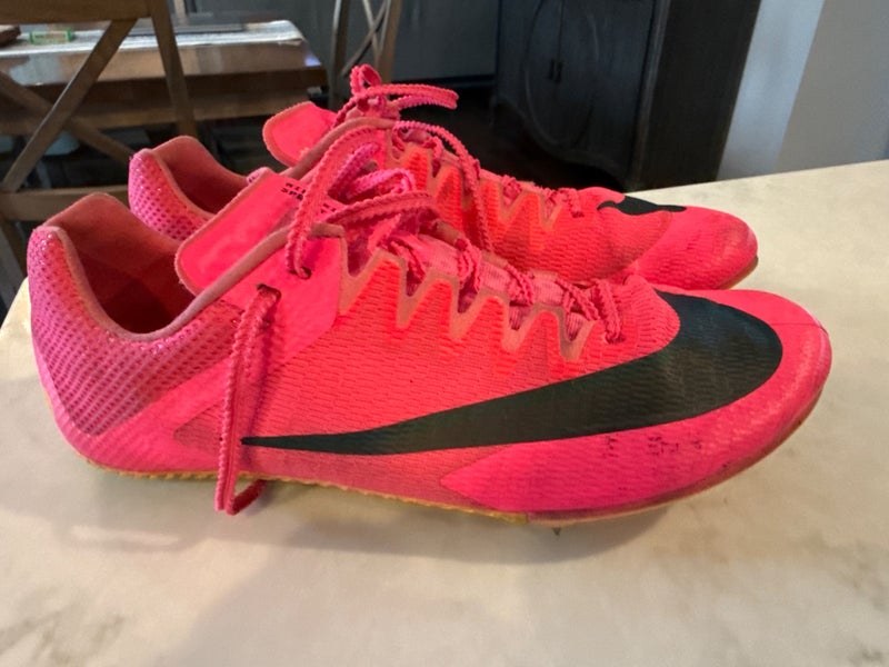 Pink Men's Size M 10.0 (W 11.0) Adult Nike Zoom Rival Fly Shoes (Used)