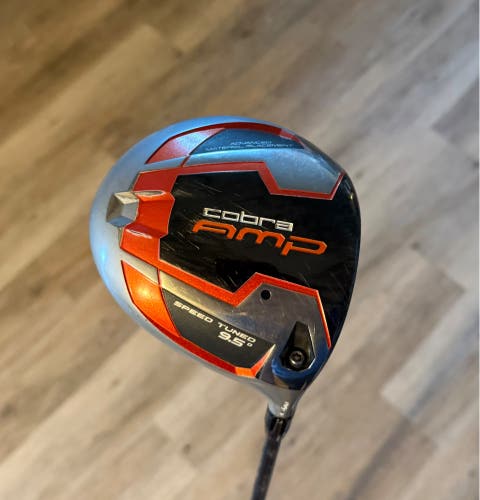 Men's 2011 Cobra AMP Right Handed Driver Stiff Flex 9.5 Loft (Used)