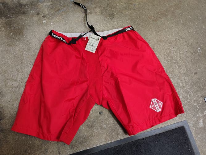 Red Tackla Ice Hockey Pant Shell (New) - Senior Sizes