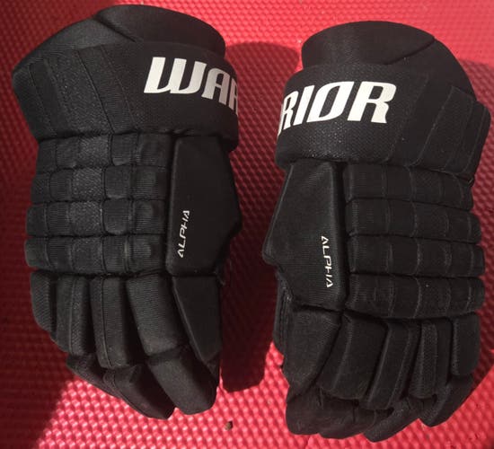 Warrior Alpha FR Black Gloves 14" (Used)