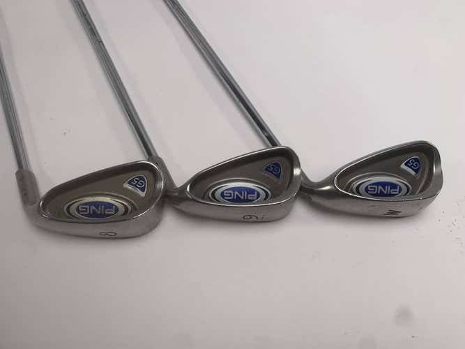 Ping G5 Iron Set 8-PW Black Dot Stiff Steel Mens RH