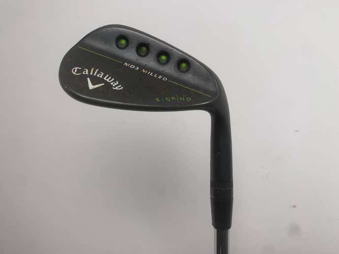 Callaway MD3 Milled Black S-Grind Gap Wedge GW 50* 10 DG Wedge  RH