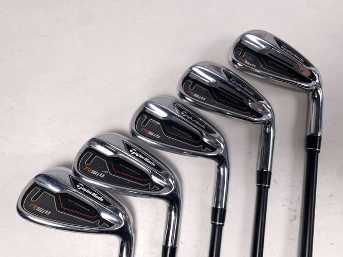 TaylorMade RSi 1 Iron Set 6-PW REAX 65g Regular Graphite Mens RH
