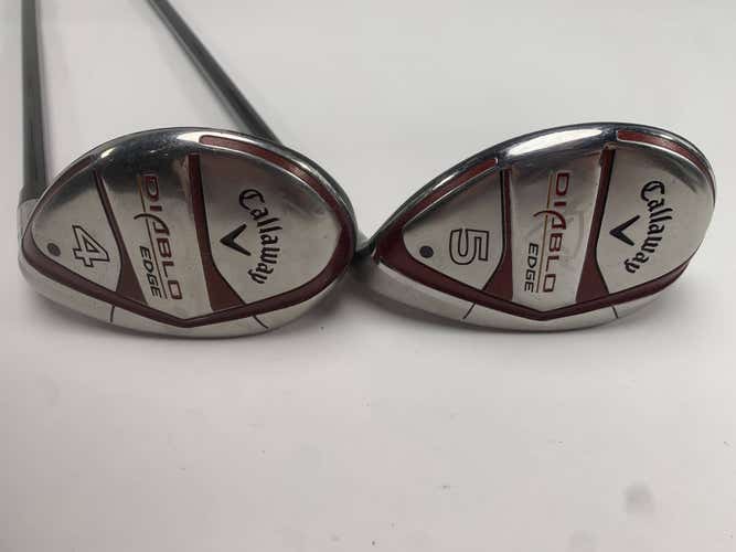 Callaway Diablo Edge 4 & 5 Hybrid Set 24* 27* 60g Regular Graphite Mens RH