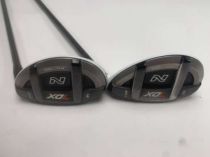 Nickent 7DX 4 & 5 Hybrid Set 22* 25* Aldila RIP 80g Stiff RH
