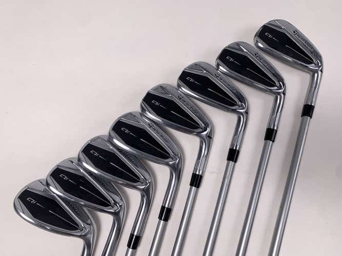 TaylorMade Qi Iron Set 5-PW+AW+SW Fujikura Speeder NX Ladies Graphite Womens RH