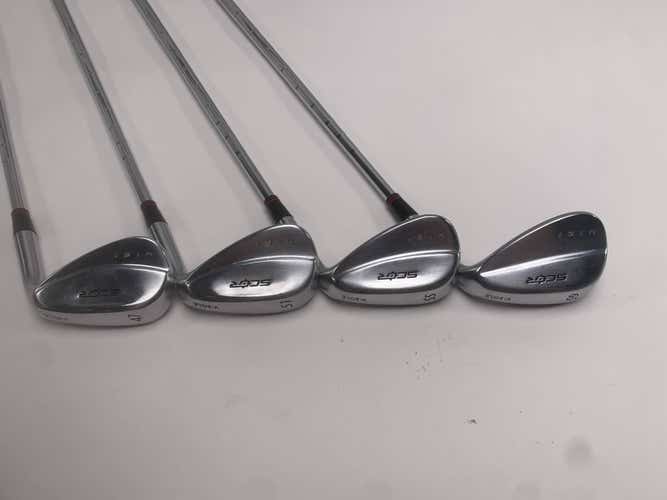 Scor 4161 Wedge Set 47* 51* 55* 59* Genius 12 Regular Steel Mens RH