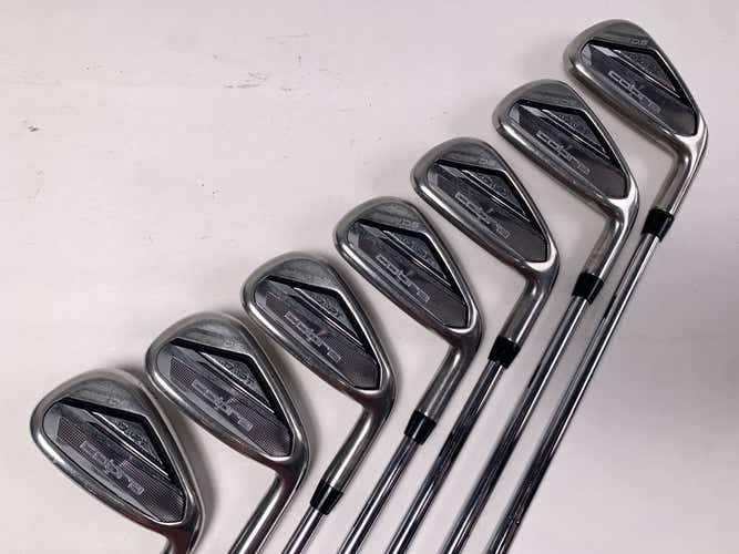 Cobra DS-ADAPT Iron Set 5-PW+GW KBS Tour Lite Stiff Steel Mens RH Midsize Grips