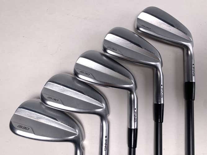 Ping i530 Iron Set 7-PW+AW Black Dot KBS PGI 50 Senior Graphite Mens RH