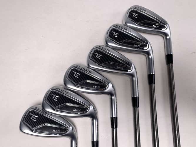 Tour Edge Exotics Max 2026 Iron Set 5-PW AeroTech SteelFiber i95 Regular Mens RH
