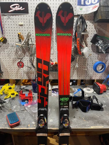 Rossignol Hero FIS SL Pro 165 cm Racing Skis With Bindings (Used)