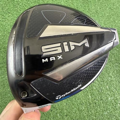 Taylormade Sim Max Driver Club Head Only 9 Degree Left Handed