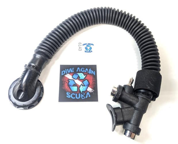 Power Inflator, Elbow Corrugated Hose Scuba Dive BCD for Aqualung & SeaQuest BCs
