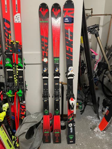 Rossignol Hero FIS SL Pro 165 cm Skis With Bindings (Used)