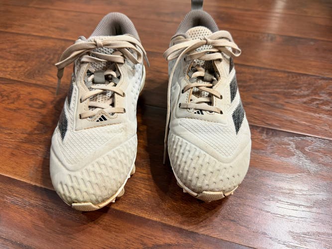 Gray Kid's 4Y (Big Kids / Youth) Youth Adidas Adizero Low Top Molded Cleats (Used)