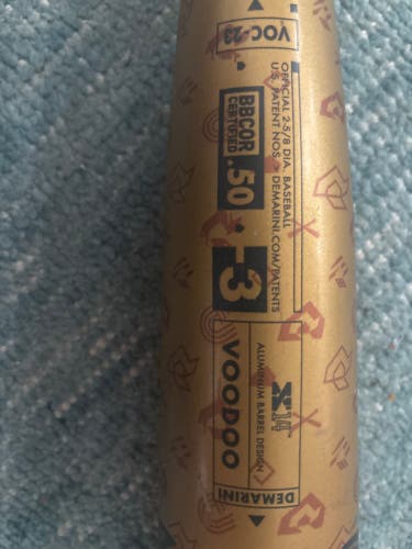 DeMarini BBCOR Certified Bat (-3) 27 oz 30" (Used)