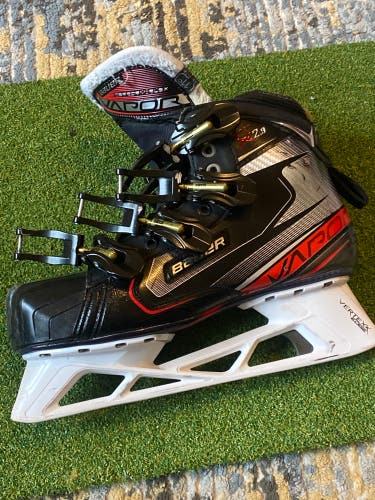 2019 Bauer Vapor X2.9 Hockey Goalie Skates Regular Width 11 (Used) w/ tendy buckles