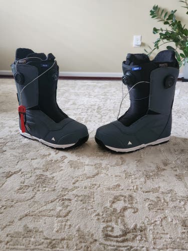 Unisex Size M 10.5 (W 11.5) Burton RULER BOA Snowboard Boots Medium Flex All Mountain (New)
