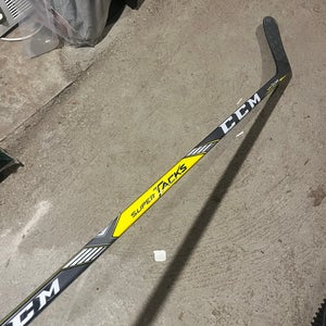 Senior CCM Super Tacks Left Hand Hockey Stick P80 85 Flex Pro Stock (New)