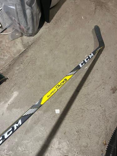 Senior CCM Super Tacks Left Hand Hockey Stick P80 85 Flex Pro Stock (New)