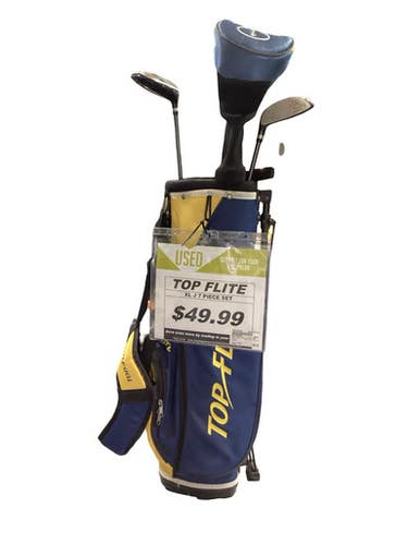Used Top Flite XL J 7 PC SET Jr Club Set RH 7 Piece 11347-S000264501