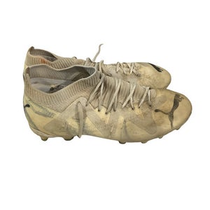 Used Puma EVOPOWER Soccer Cleats White Senior 6.5 11347-S000264477