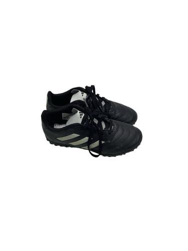 Used Adidas BLK/WHT TURF SHOES Soccer Turf Shoes Black And White Junior 01.5 11347-S000264441