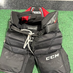 Black CCM 1.9 Hockey Goalie Pants (Used) | Intermediate Large