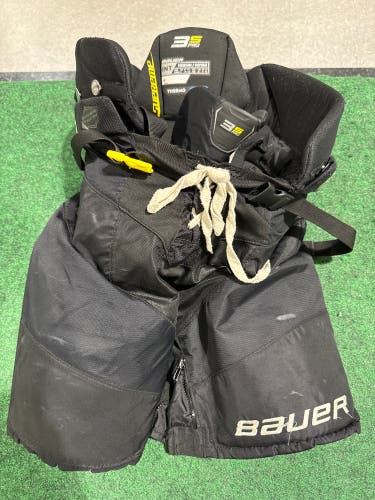 Black Bauer Supreme 3S Pro Hockey Pants (Used) | Intermediate Medium
