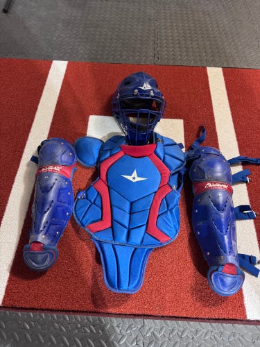 Blue All Star Player's Series Catcher's Set (Used)