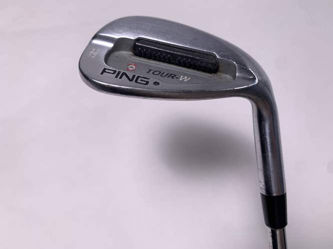 Ping Tour-W Brushed Silver Gap Wedge GW 52* 12 Bounce Black Dot AWT Stiff RH
