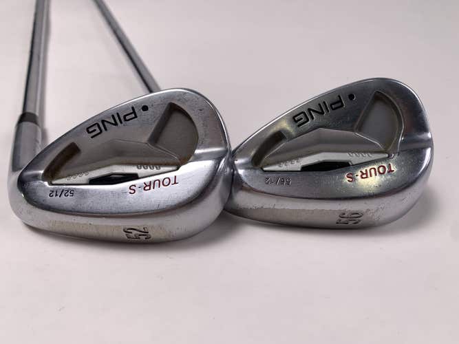Ping Tour-S Chrome Wedge Set 52* 12 | 56* 12 Black Dot KBS Tour Stiff RH