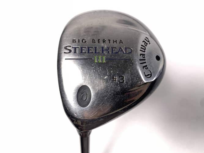 Callaway Steelhead III 3 Fairway Wood 15* System III Regular Graphite Mens LH