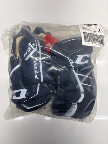 New!! CCM JetSpeed FT350 Gloves 12" Navy Blue