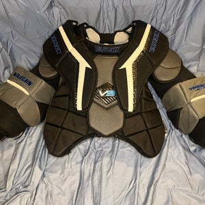 Large Vaughn Velocity VE9 XFP Goalie Chest Protector (Used)
