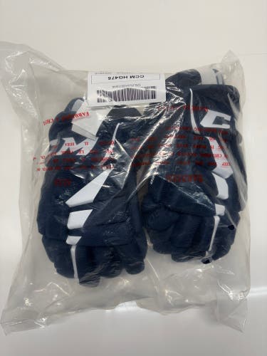 New!! CCM JetSpeed FT475 Gloves 12" Navy Blue
