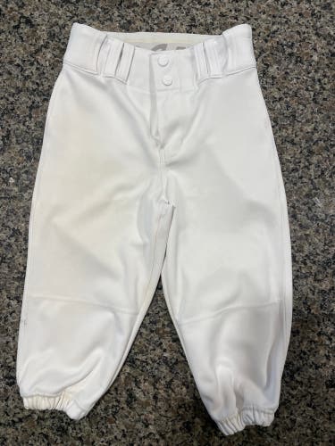 White  Medium Youth Champro Game Pants (Used)