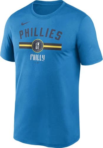NWT men's XXL nike Philadelphia Phillies City Connect The Nike Tee Dri-Fit Blue